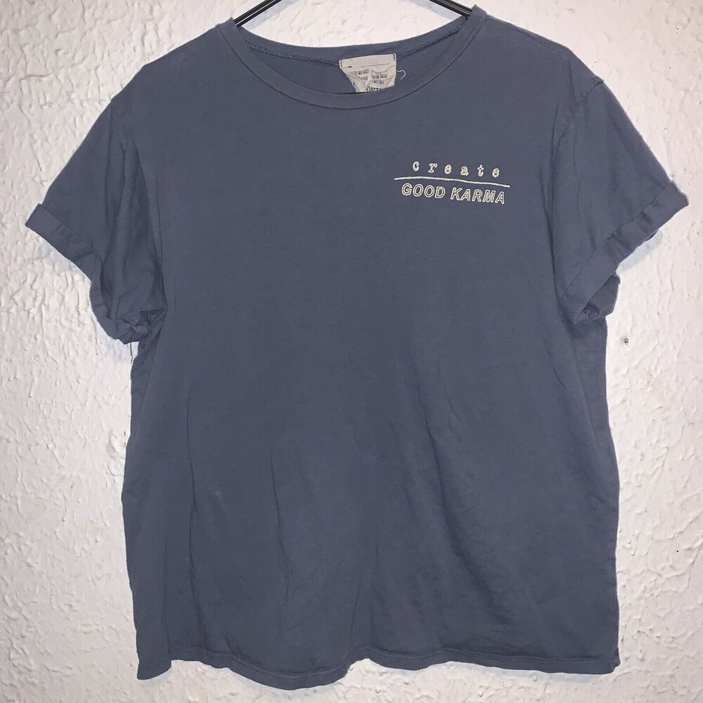 Create Good Karma Yin Yang Double Sided French Pastry Top Shirt L - Picture 2 of 5
